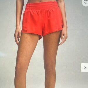 Dark red low-rise 2.5 hottie hot shorts